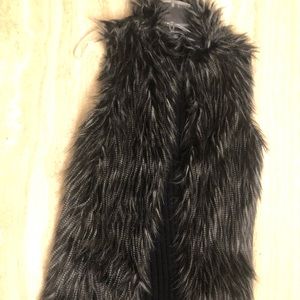 Sexy faux fur vest